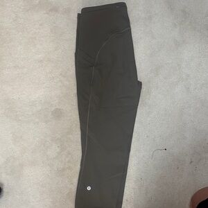 lululemon athletica Olive Green High-Rise Leggings